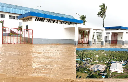 Flooding in Apia park in 2021