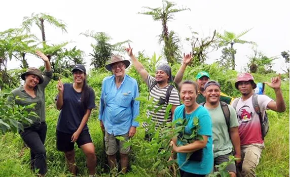 Art Whistler in Samoa last year