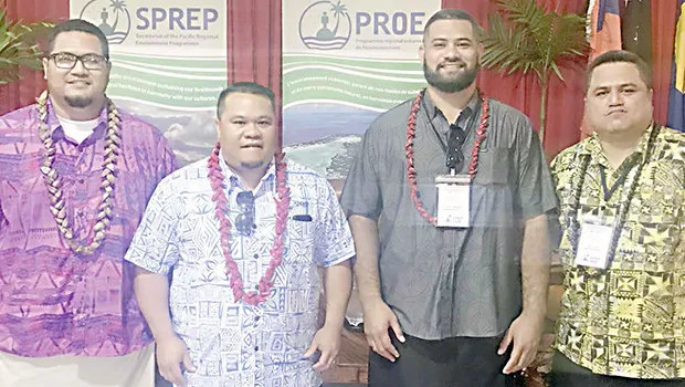AS-EPA deputy director William Sili; Finance and Special Projects Manager, Victor Tuiasosopo; Administration Manager, Neil Pilcher; and IT Manager, Edgar Apulu