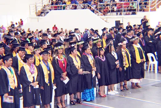 Some of the ASCC 77th Commencement graduates