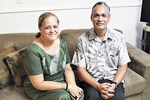 Dr. Rosevonne Makaiwi Pato and Mr. Sonny Leomiti
