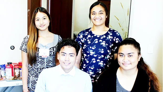 (left to right) Ms. Jean Paula Eseo, Mr. Paul Hans Leban, Ms. Precious Tavete and Ms. Merenita Setu.