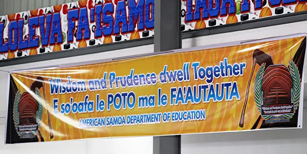 The American Samoa Department of Education banner