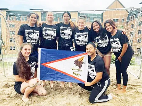 Team poses for a photo 