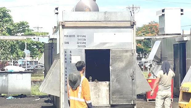 ASPA crew works on power outages