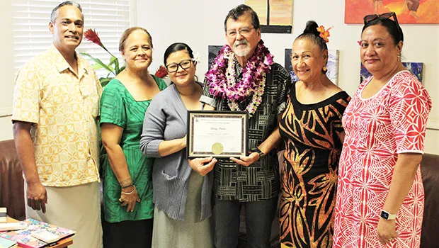 Larry Hirata and ASCC admin