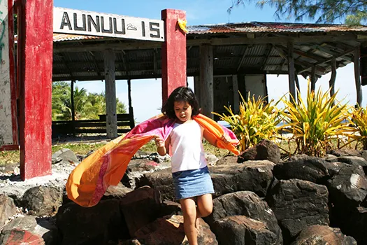 Aunu'u Island sign
