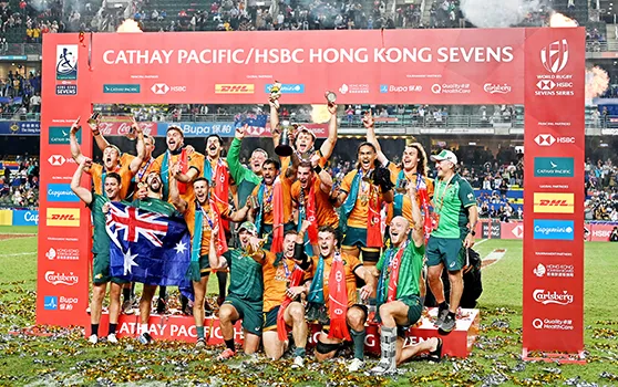 Hong Kong Sevens Australia winning team