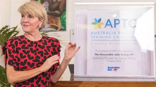 Australia’s Minister of Foreign Affairs, Julie Bishop