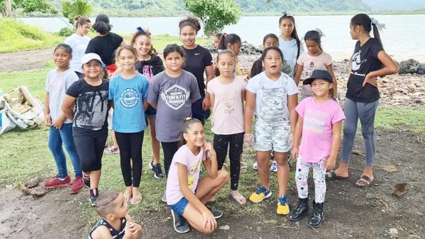 Young American Youth Football of Samoa participants