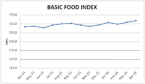 basic food index graphic