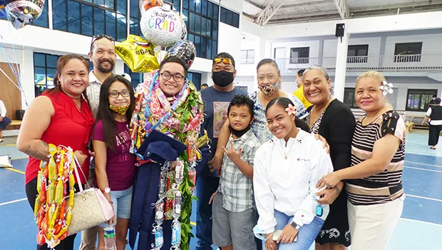 Blue & Emilio Fruean with family members