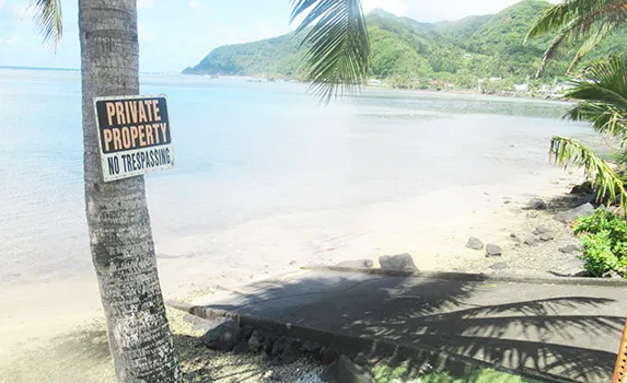 Fagaitua boat ramp