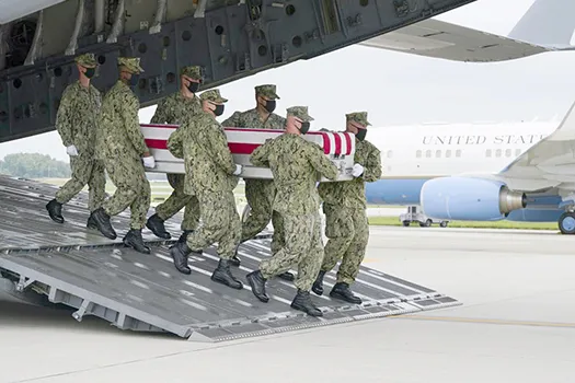 Transfer of dead at Dover Air Force Base