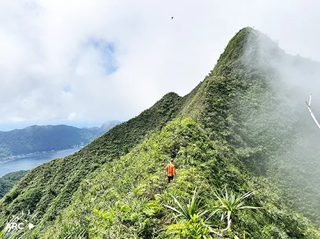Remote mountain area on Tutuila