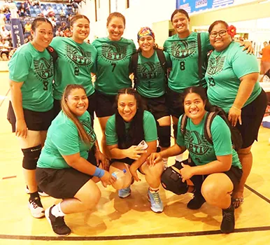  American Samoa’s women volleyball team 