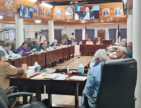 Senate Chamber during deliberations