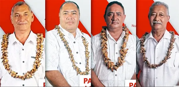 Faleomavaega Titimaea Tafua, Maiava Fuimaono Tito Asafo, Laumatiamanu Ringo Purcell and Tagaloatele Pasi Poloa.