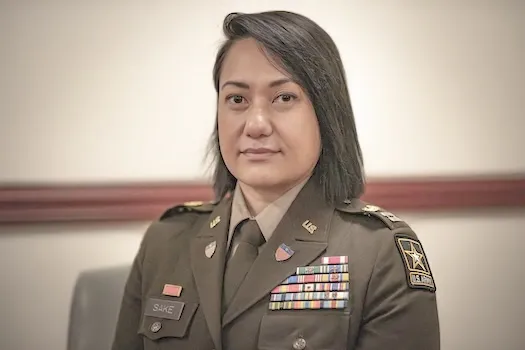 Army Capt. Isis Sake