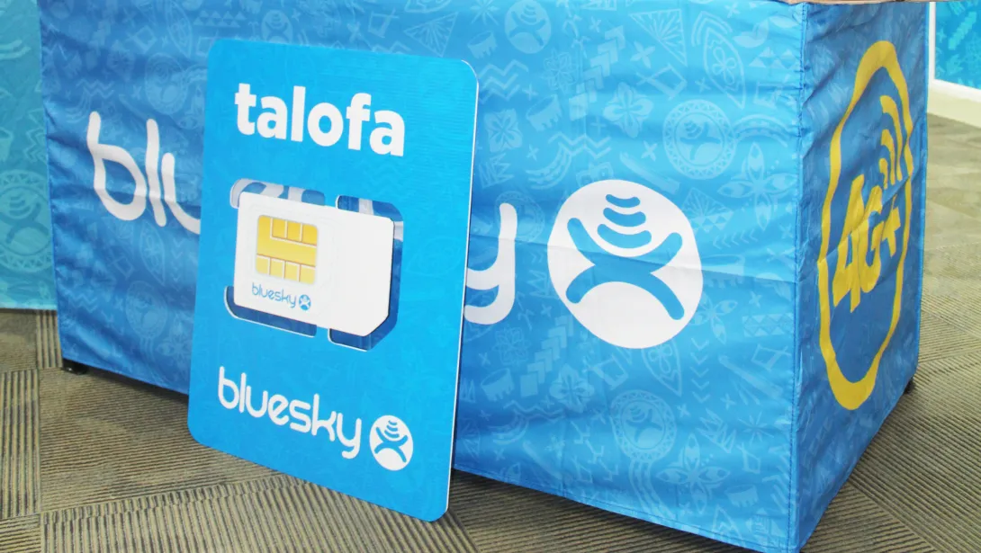 Bluesky giant SIM card facsimile