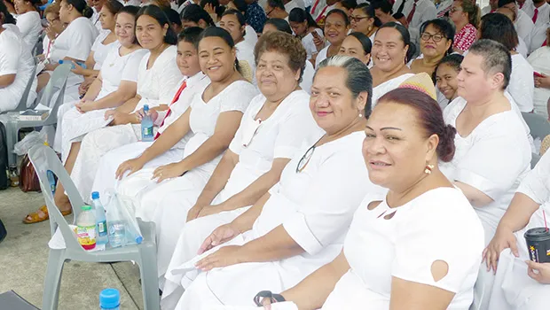 Members of the Congregational Church of Jesus in Samoa choir