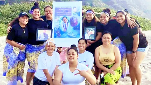 Hawaii group pay tribute to Letini "Ricky" Fala Mauga