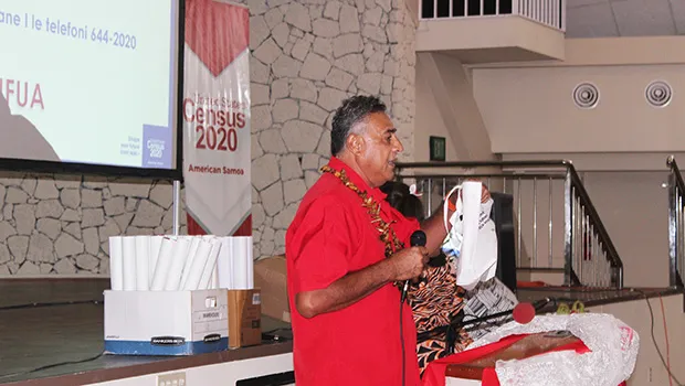 American Samoa 2020 Census Office translator Sitagata Peniamina Nafa'atali,