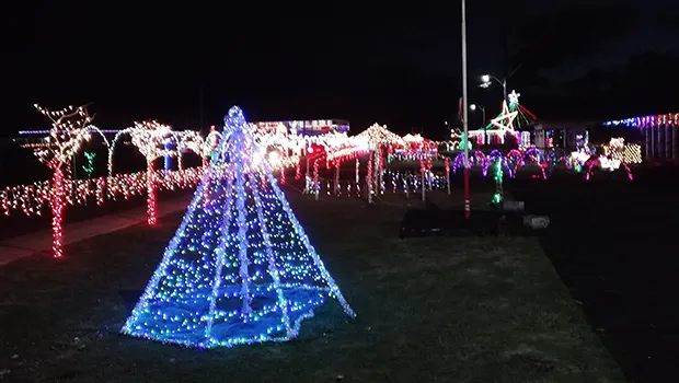 Christmas lights at Nuuuli