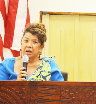 Port Administration director Taimalelagi Dr. Claire Poumele