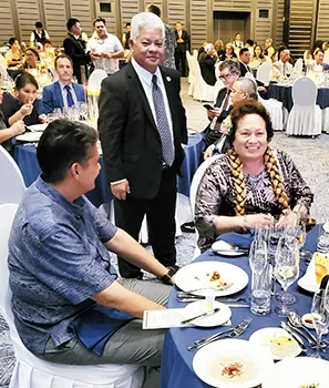  Amata with  Palau President Whipps and Governor Palacios