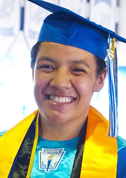 Samoana High School class of 2018 Co Valedictorian, Daisy-Rose F. Crichton