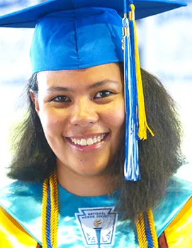 Samoana High School class of 2018 Co Valedictorian, Karlinna Suluama Afoa-Lutu Sanchez.