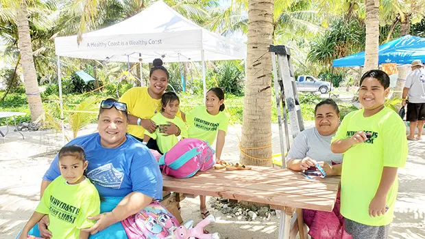 Youngsters and adults at Coast Week in Manu'a