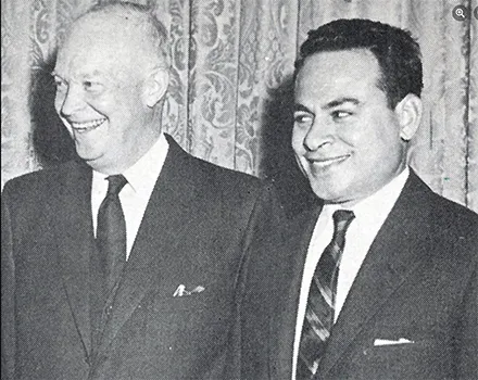 Dwight D. Eisenhower and Peter Tali Coleman