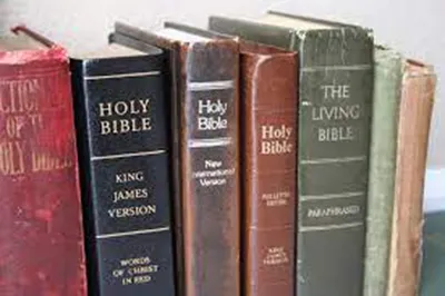 A collection of bibles