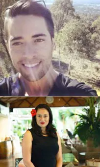 (top) Nathan Robert Chong-Nee, (bottom) Christine Leutu Retisia Tuioti Mariner