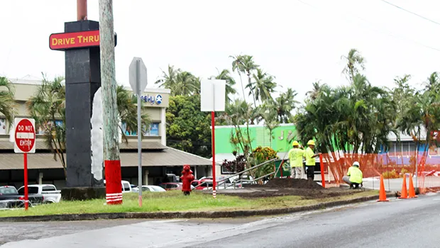 PUblic Works filling bus shelter cutout