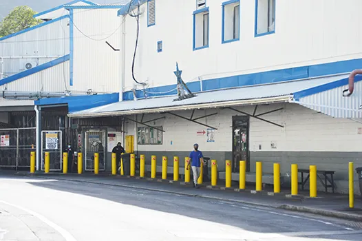 New barrier posts installed in front of StarKist