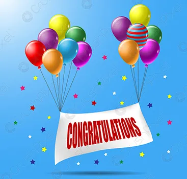 Congratulations logo