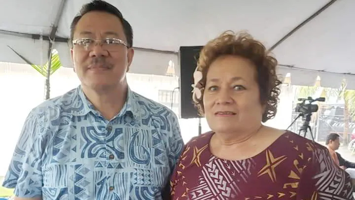 Congresswoman Amata and ASPA Acting Executive Director Wallon Young