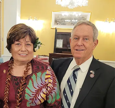 Congresswoman Amata with Congressman Joe Wilson