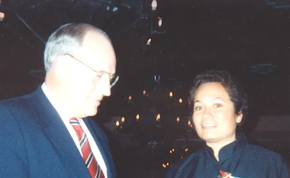 Congresswoman Amata and Vice President Cheney