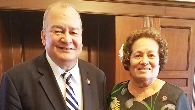 Congresswoman Amata and Congressman Sablan