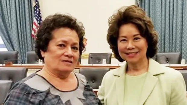 Congresswoman Amata and Secretary Chao