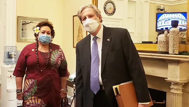 Congresswoman Amata with Senator John Kennedy