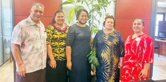 Congresswoman Uifa’atali Amata and others