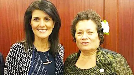 Ambassador Nikki Haley and Congresswoman Amata.