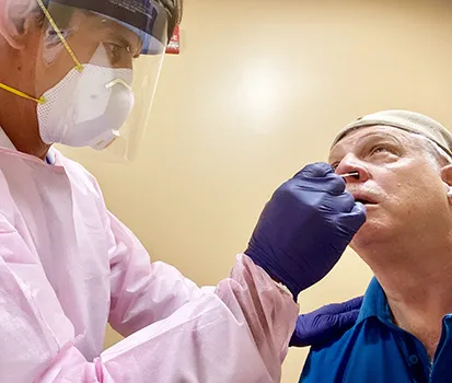 Samoa News photographer Barry Markowitz getting tested for Covid 19 