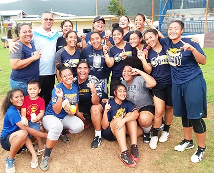  Faasao Marist High School Cougars Softball Team