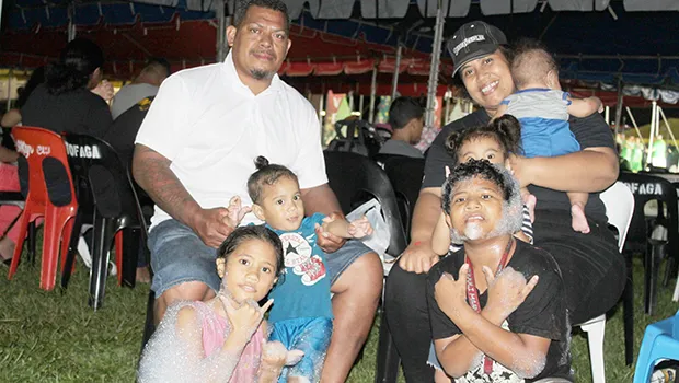 A family enjoying the Music Festival